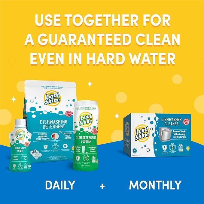 Lemi Shine Dish Detergent Booster, Hard Water Stain Remover - Image 6