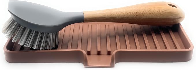 Happitasa Silicone Soap Dish Tray and Sponge Holder - Image 6