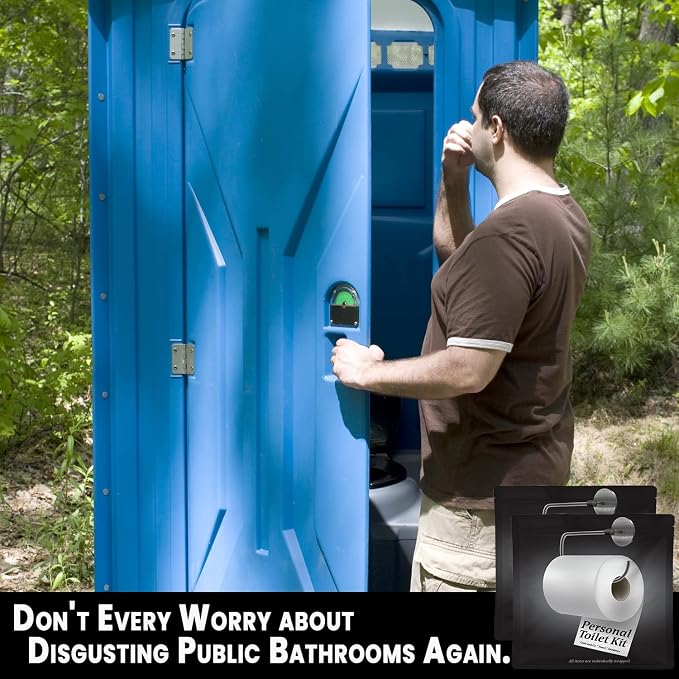 Personal Toilet Kit To Go – 10 Pack | Disposable Public Restroom Kit | - Image 5