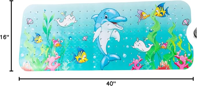 ENKOSI Bath Mat Long 40x16 – Non-Slip Bathtub Mat - Image 6