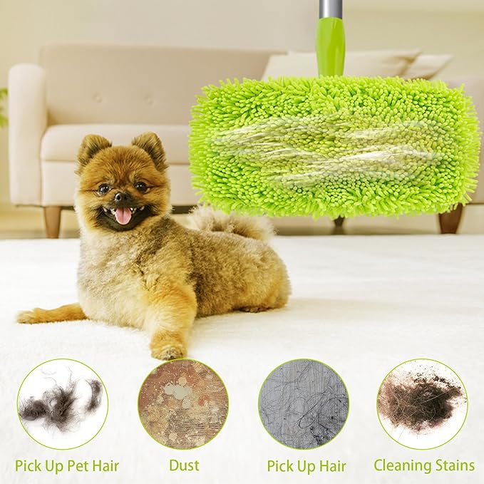 Reusable Dry Sweeping Cloths Microfiber Wet Mop Pads Compatible - Image 7