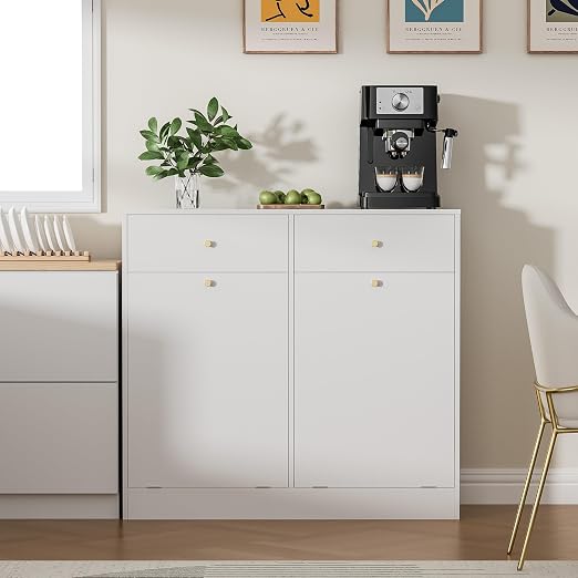 Double Tilt Out Trash Can Cabinet - Image 6