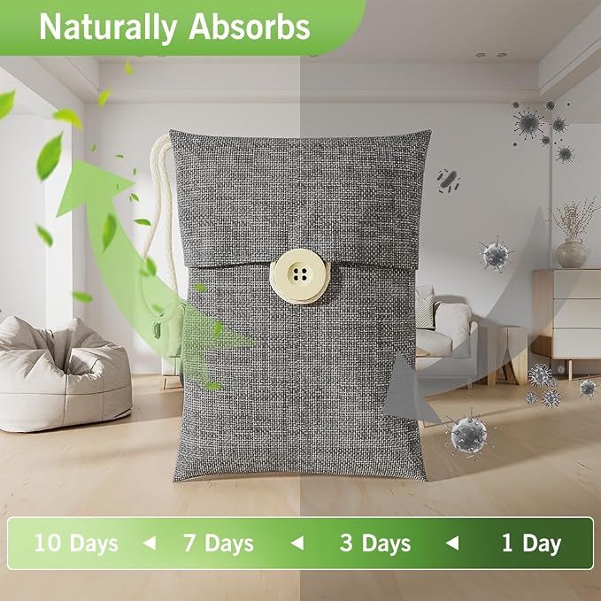 Charcoal bags Odor Absorber Activated Bamboo Charcoal Air Purifying Bag - Image 7