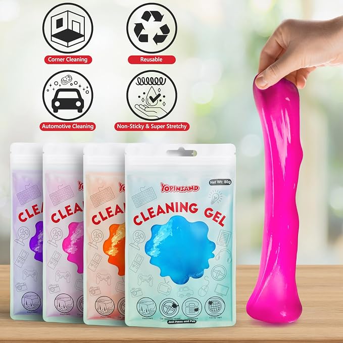 Car Cleaning Gel, 4 Pack Car Cleaning Putty, Universal Auto Deatiling Tools - Image 6