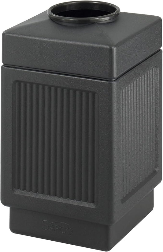 Safco Canmeleon Trash Can, 38 Gallons, Indoor and Outdoor Use, Open Top by SafcoProducts