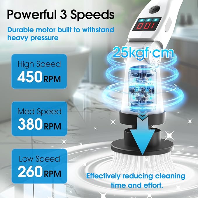 Electric Spin Scrubber, Shower Scrubber - Image 4