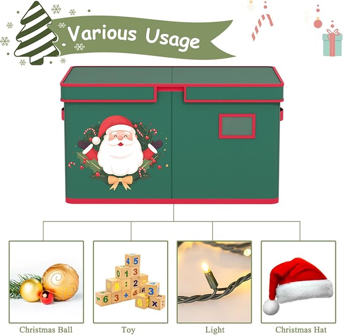 Christmas Ornament Storage Box Christmas Ornament Organizer Storage - Image 7