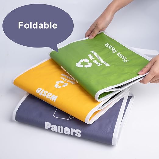 Recycle Waste Bag for Kitchen, Indoor Recycling Bins, Recycle Bins for Home - Image 4