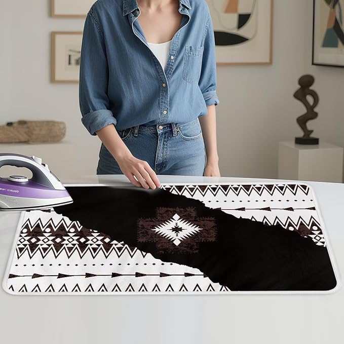 Aztec Print Ironing Mat Portable Ironing Pad Blanket - Image 4