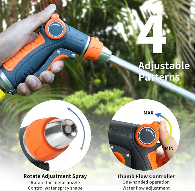 Garden Hose Nozzle Sprayer, Water Hose Sprayer Nozzle - Image 5