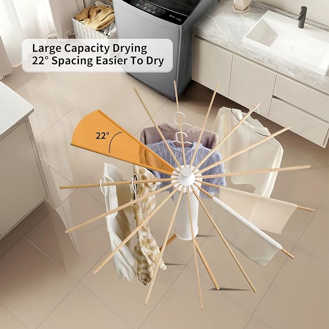 Clothes Drying Rack Tripod, Laundry Hanger Dryer Rack, Portable Drying Rack - Image 5