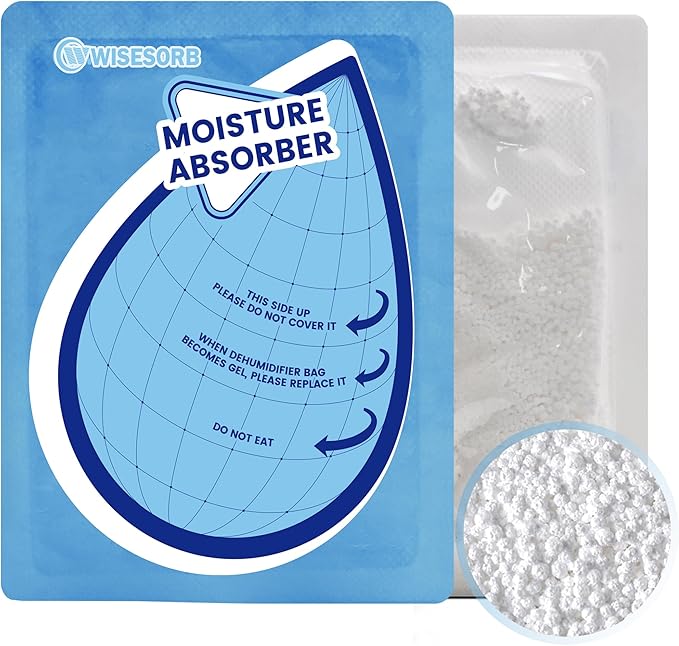100 Gram 30 Packs Moisture Absorbers, Dehumidifier Bags by Wisesorb
