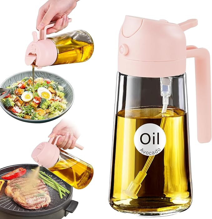 YARRAMATE 16oz/470ml Glass Olive Oil Sprayer by YARRAMATE