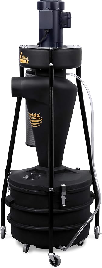 Oneida Air Systems 1.5 HP / 120V Mini-Gorilla® Portable HEPA-GFM Cyclone Dust - Image 8