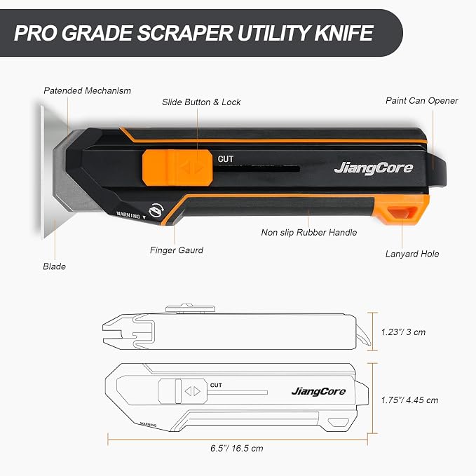 Utility Scraper Knife 3-in-1 - Image 7
