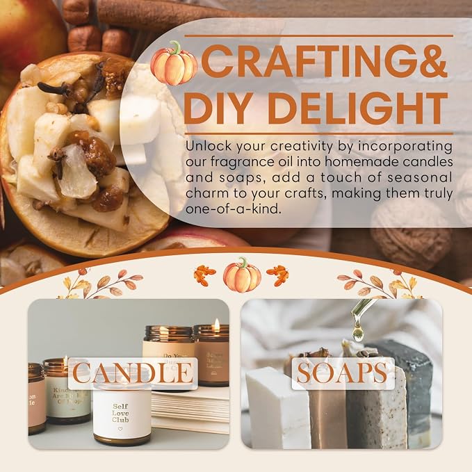 SALKING Apple Cinnamon Fragrance Oil, 120ml Premium Essential Oils - Image 5