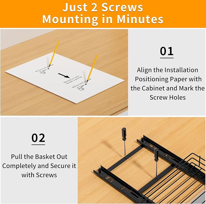 RCHYFEED Pull Out Spice Rack Organizer - Image 6