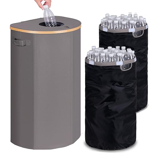 efluky Recycling Bin for Kitchen 100L, 26 Gallon Recycle Bins for Indoor by efluky