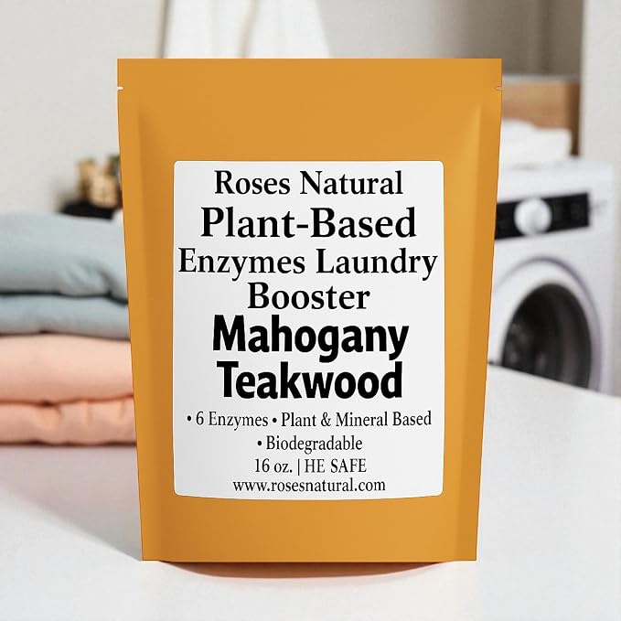 Natural Enzyme Laundry Booster – Mahogany Teakwood | Deep Clean - Image 2