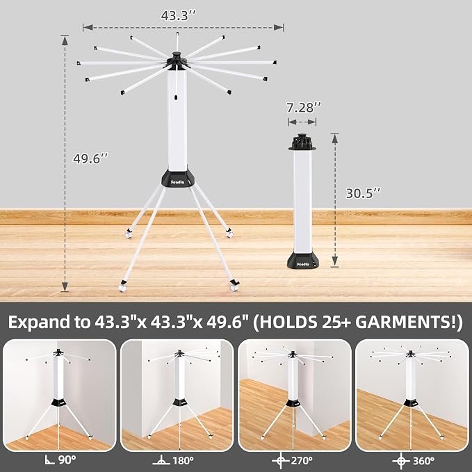 Clothes Drying Rack ​Foldable & ​Collapsible Drying Racks - Image 4