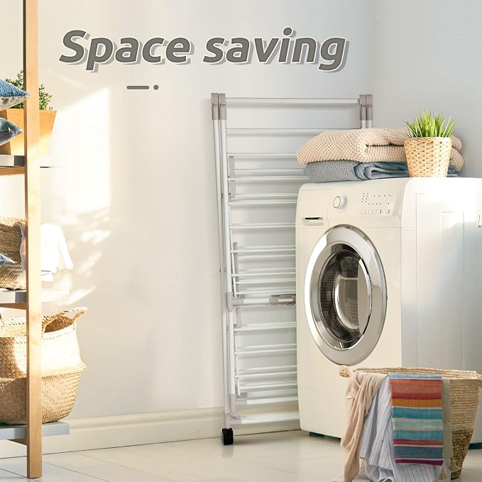 Gullwing Laundry Drying Rack, Space Saving Indoor & Outdoor Use, 61.81' x - Image 6