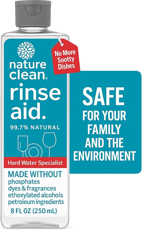 All Natural Dishwasher Rinse Aid Cleaner, Liquid Dishwasher Rinse Agent - Image 8