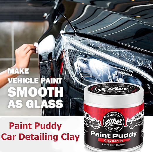 Ethos Clay Bar Kit Paint Puddy Car Detailing Clay 200g - Image 4