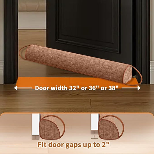 QUOLIX Triangle Under Door Draft Stopper Bottom Door Gap Filler & Seal - Image 2