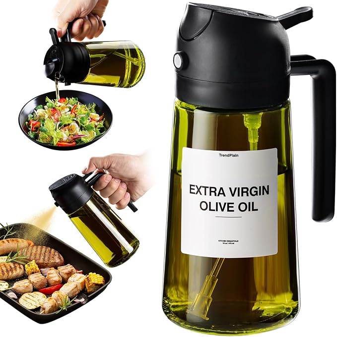TrendPlain - Original 16oz/470ml Olive Oil Dispenser Bottle by TrendPlain