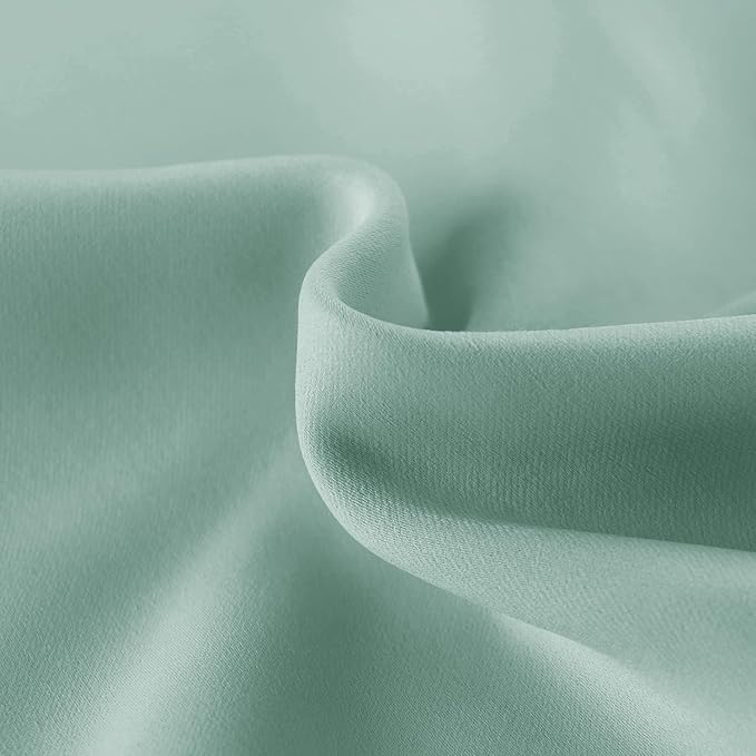 DWCN French Door Curtains – Rod Pocket Thermal Blackout Curtain - Image 4