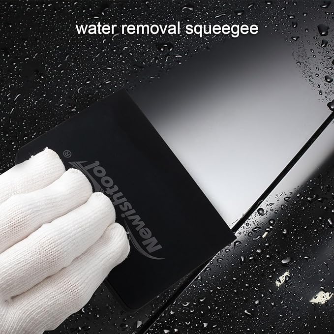 NEWISHTOOL Soft Silicone Squeegee, Window Tint V-Blade Scraper - Image 3