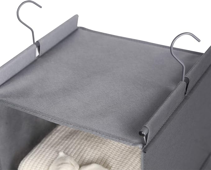MAX Houser 4-Shelf Hanging Closet Organizer, Space Saver, Cloth Hanging Shelves - Image 6