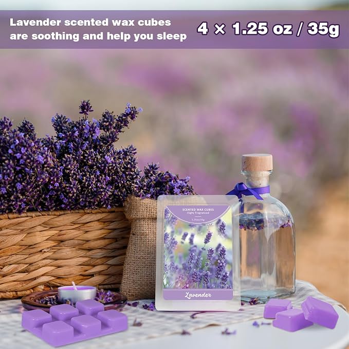 SCENTORINI Wax Melts Wax Cubes, Long Lasting Lavender Wax Melts - Image 5