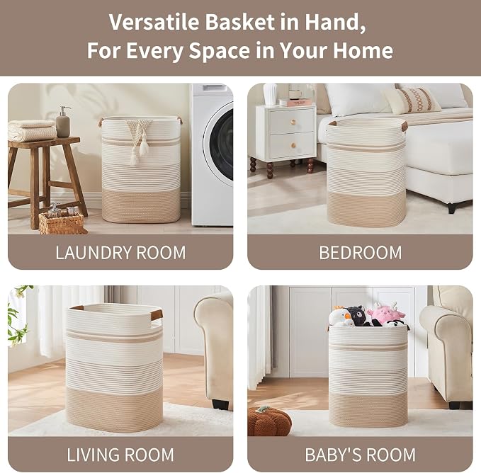 Laundry Basket with Handles - Image 3