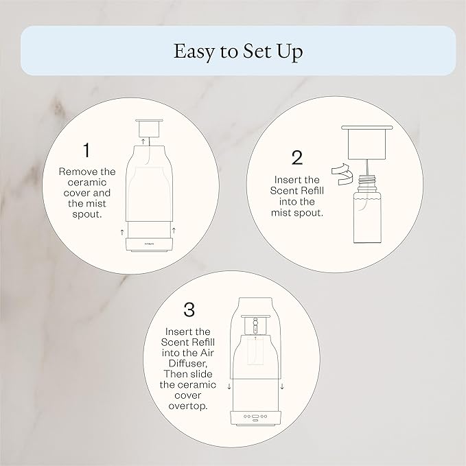 Pacific Waterless Diffuser Scent | Bergamot, Eucalyptus, and Lavender | - Image 3