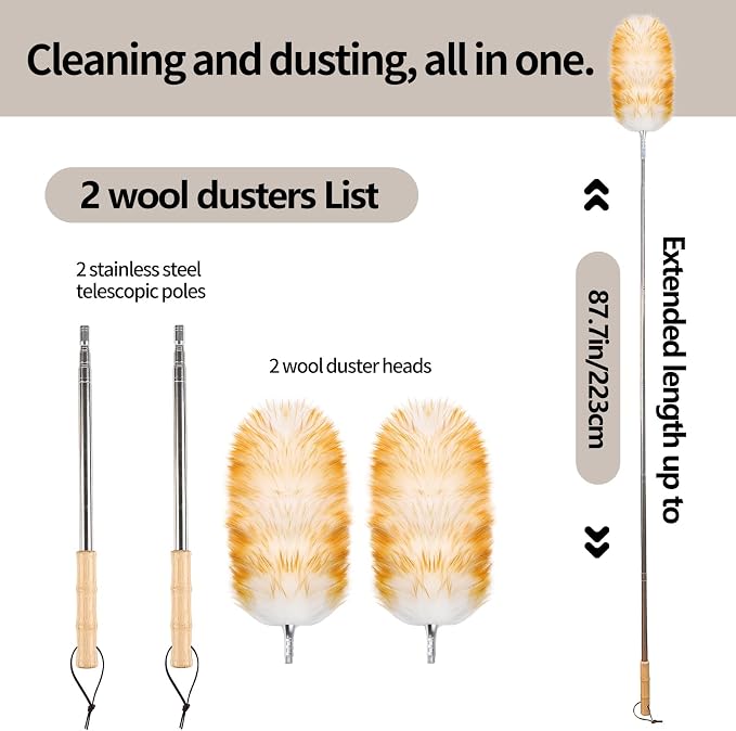 Lambswool Duster for Cleaning - Image 3