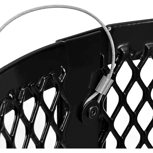 Global Industrial 36 Gallon Outdoor Steel Trash Can - Image 7