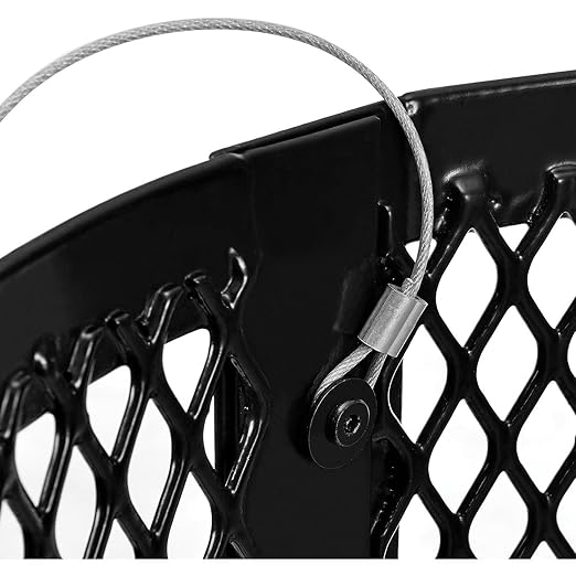 Global Industrial Outdoor Diamond Steel Trash Can - Image 8