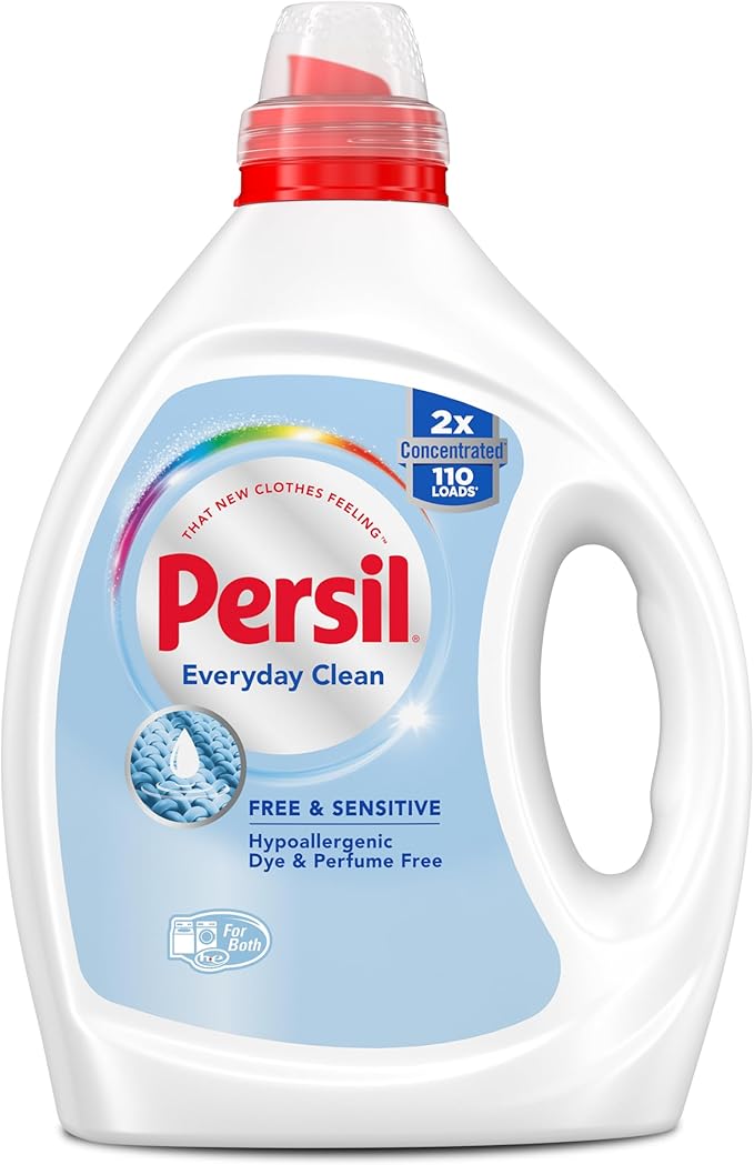 Persil Free & Sensitive Liquid Laundry Detergent, Unscented and Hypoallergenic - Image 4
