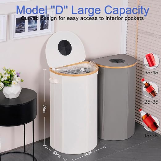 efluky Recycling Bin for Kitchen 100L, 26 Gallon Recycle Bins for Indoor - Image 2