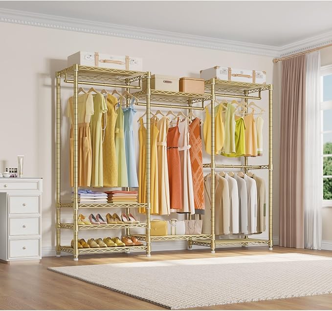 VIPEK V5 Portable Closet Wardrobe Heavy Duty Clothes Rack, Freestanding Metal - Image 2