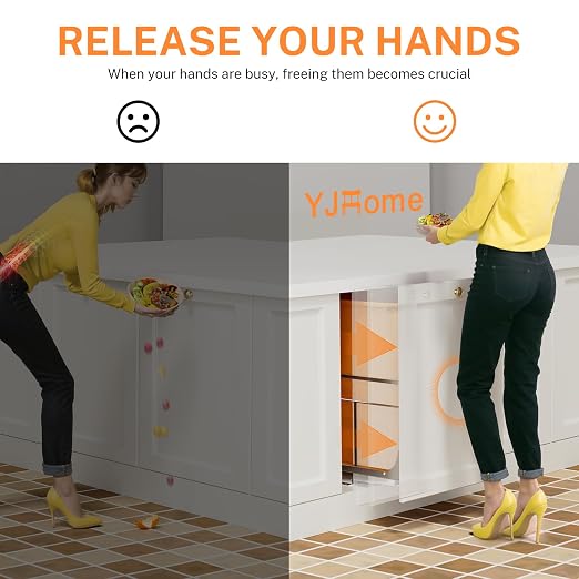 YJHome Pull Out Trash Can Under Cabinet - Image 3