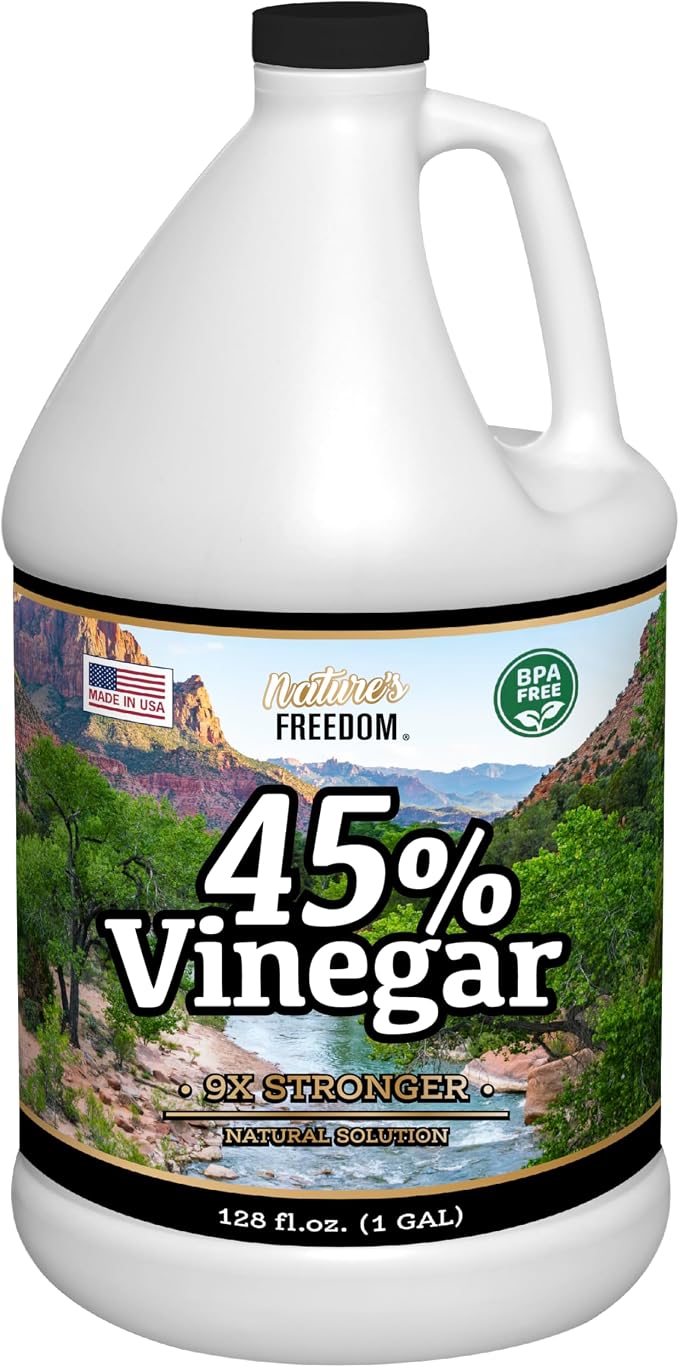 Nature's Freedom 45% Concentrated Vinegar, 1 Gallon by NaturesFreedom