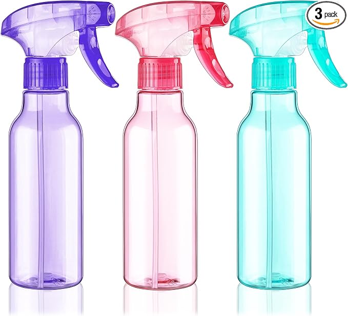 Cosywell 3 Pack Plastic Spray Bottles 8.8oz/260ml Empty Spray Bottle by Cosywell