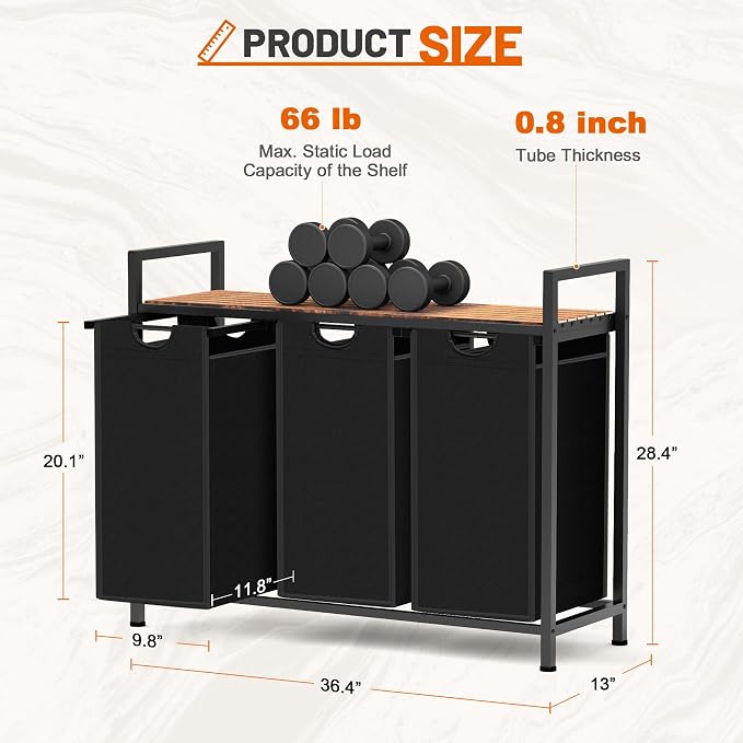 Laundry Hamper, Laundry Sorter - Image 4