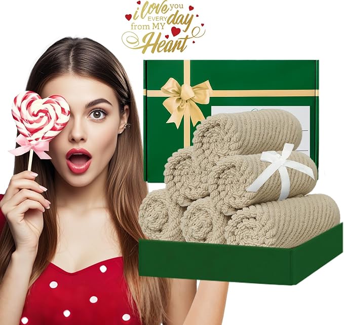 VOOVA & MOVAS Beige Face Cloths, - Image 6