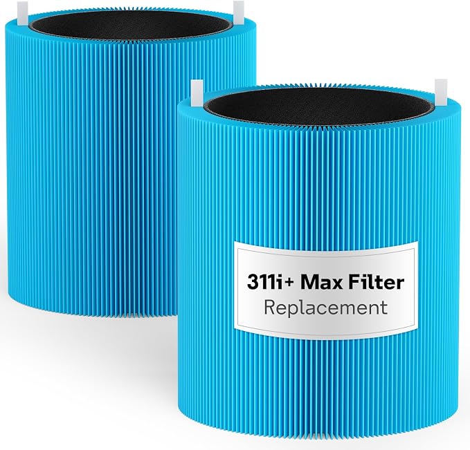 Leemone 2 Pack Blue Pure 311i+ Max AllergenBlock Filter Compatible by Leemone