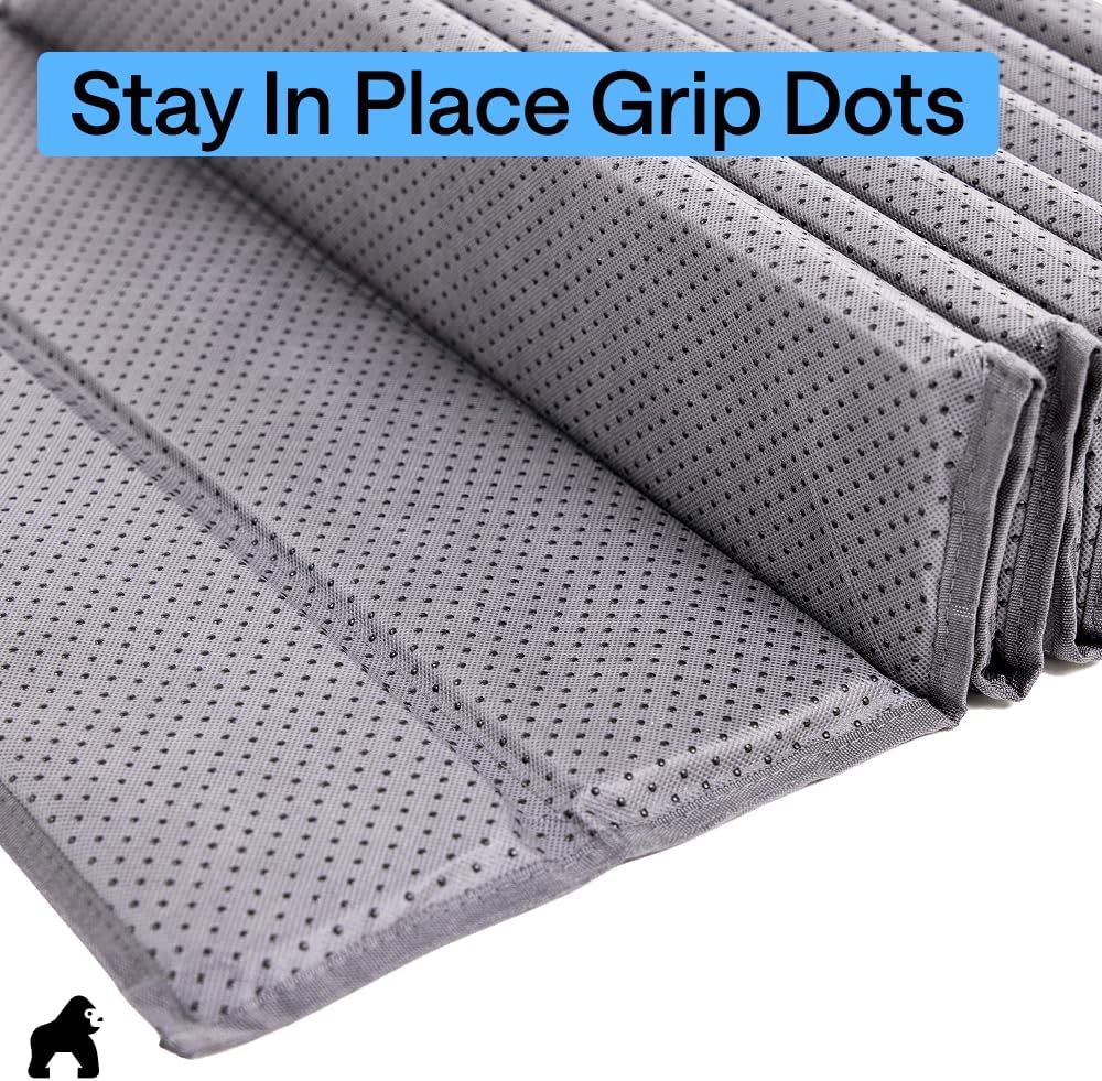 GORILLA GRIP Heavy Duty Couch Cushion Support Board to Fix Sagging Sofas, 21.5 x 70 Sofa, Slip Resistant Thick Boards Add Strong Seat Supports, Replacement Stuffing Firmer Couches Accessories, Grey