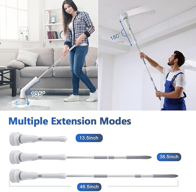 Qimedo Upgrade Rechargeable Electric Scrubber - Image 3