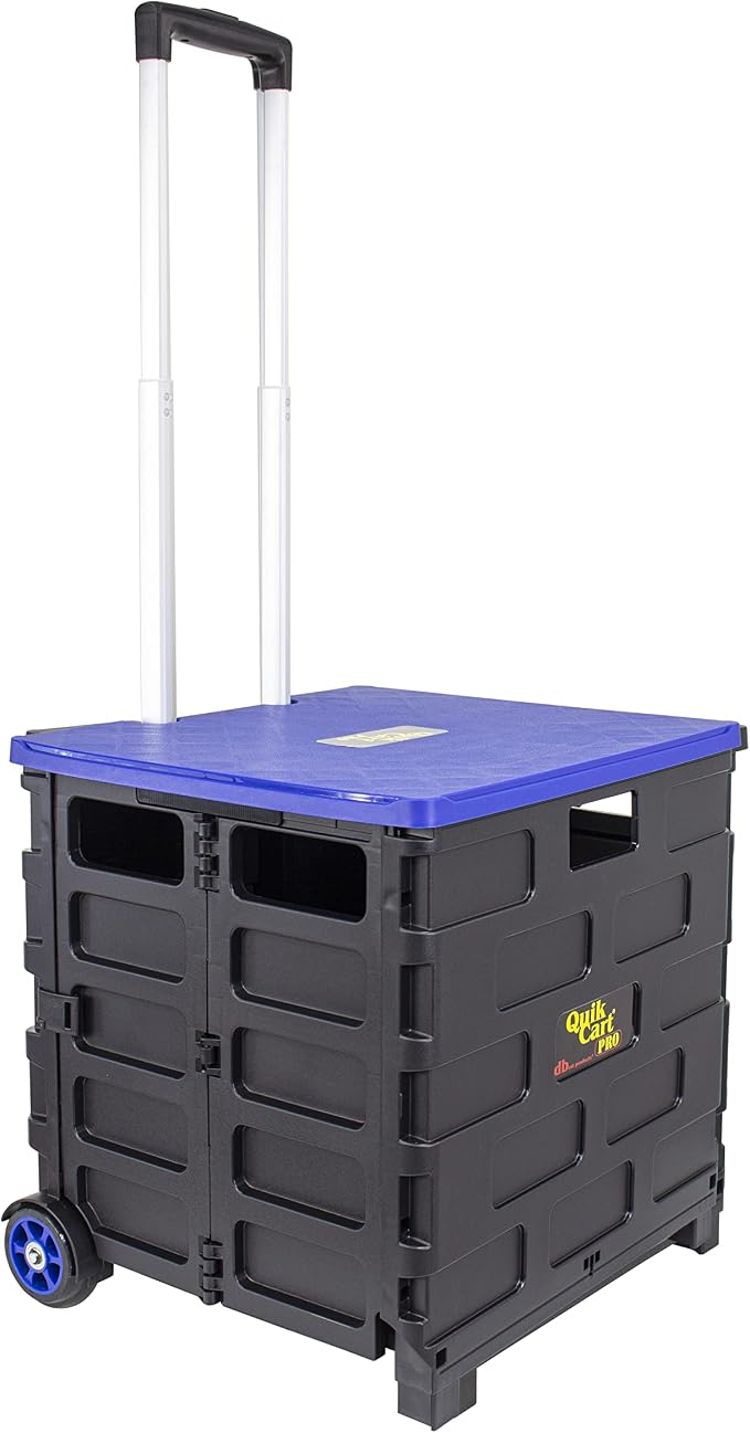 dbest products Quik Cart Pro Wheeled Rolling Crate Teacher Utility by dbestproductsInc